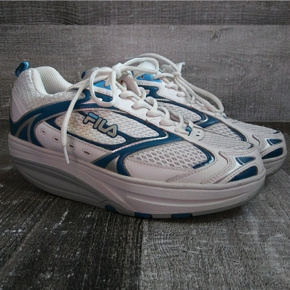 FILA FilaFit Womens 10 Med Walking Sneaker Shoes